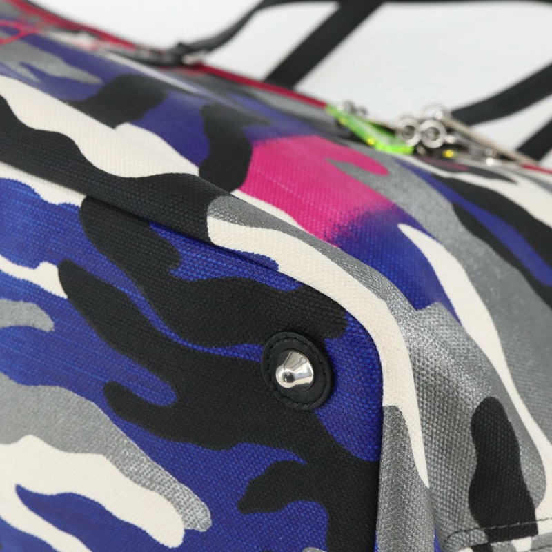 【日本直送】Christian Dior Trotter 帆布 Anselmurail 手袋，多色帆布，正品，貨號 157060SAM-8