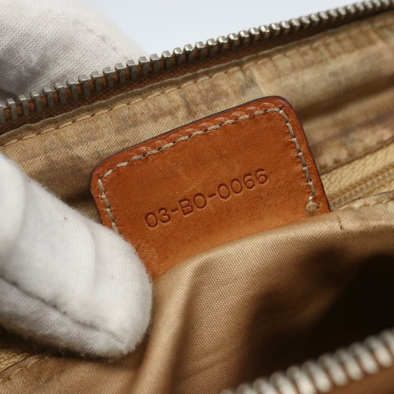 【日本直送】Christian Dior Trotter Romantic 肩背包 PVC 棕色銀色 正品 157408V-10