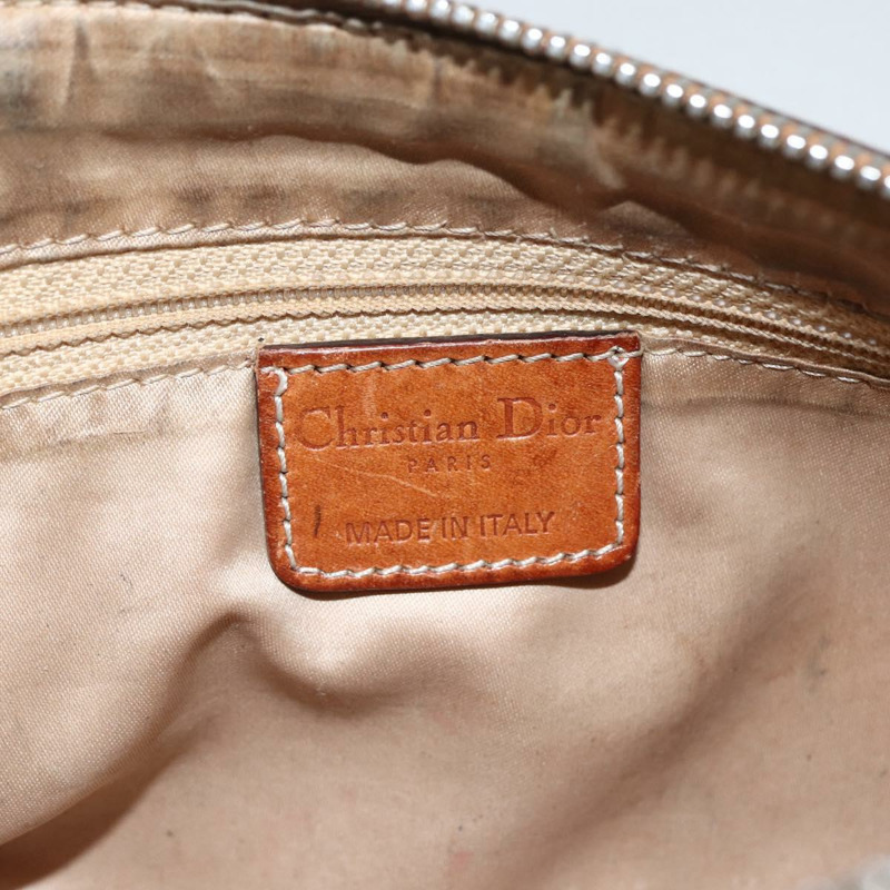 【日本直送】Christian Dior Trotter Romantic 肩背包 PVC 棕色銀色 正品 157408V-19