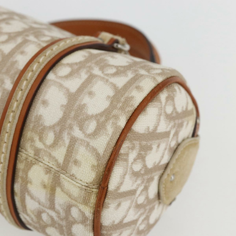 【日本直送】Christian Dior Trotter帆布浪漫手提包 PVC 米色銀色 正品 158880V-7