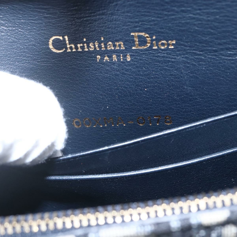 【日本直送】Christian Dior Trotter帆布馬鞍腰包，海軍藍/金色，正品，貨號158879SAM-10
