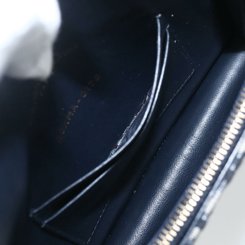 【日本直送】Christian Dior Trotter帆布馬鞍腰包，海軍藍/金色，正品，貨號158879SAM-20