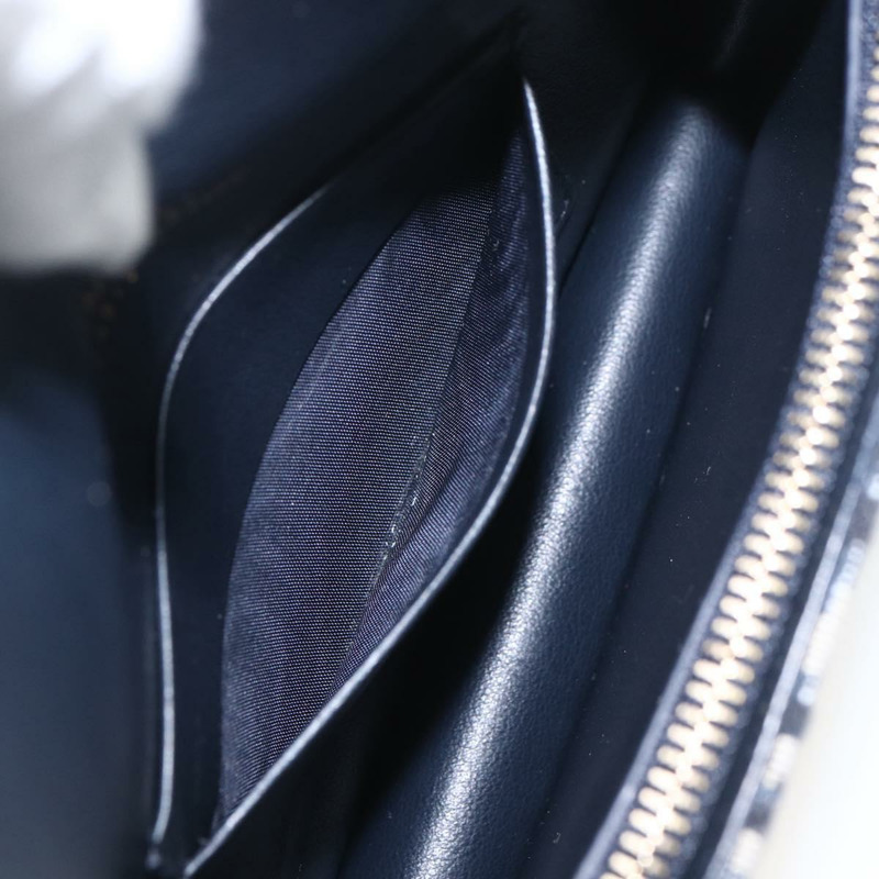 【日本直送】Christian Dior Trotter帆布馬鞍腰包，海軍藍/金色，正品，貨號158879SAM-21