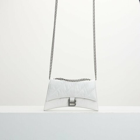 二手Balenciaga crush xs 沙漏包/白