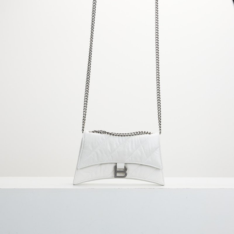 二手Balenciaga crush xs 沙漏包/白-0