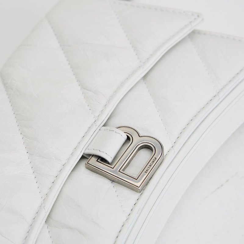 二手Balenciaga crush xs 沙漏包/白-5