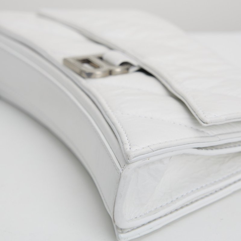 二手Balenciaga crush xs 沙漏包/白-8