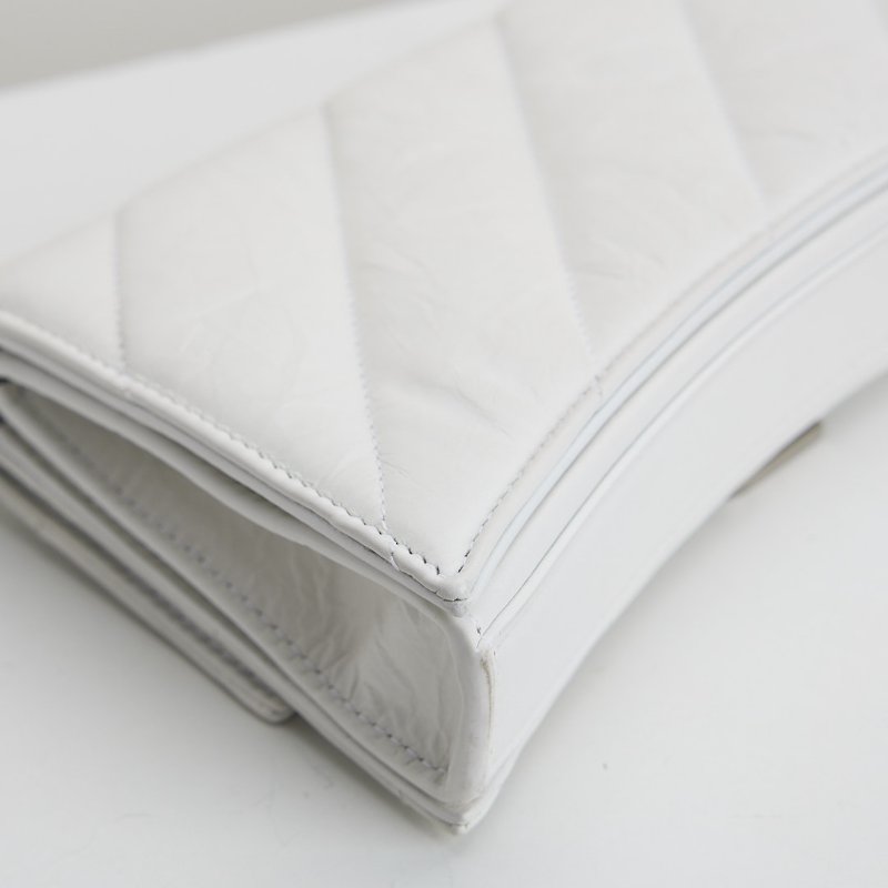 二手Balenciaga crush xs 沙漏包/白-12