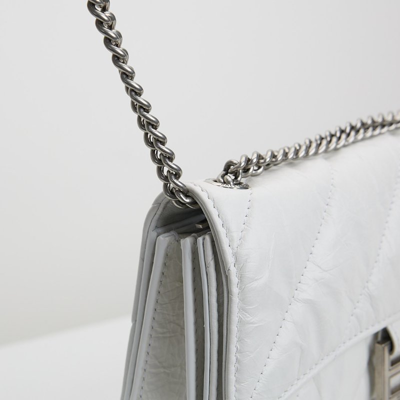 二手Balenciaga crush xs 沙漏包/白-14