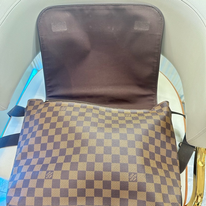 LV 郵差包、路易威登/棋盤格布魯克林 公文包/尺寸33*28*10/配件：無-6