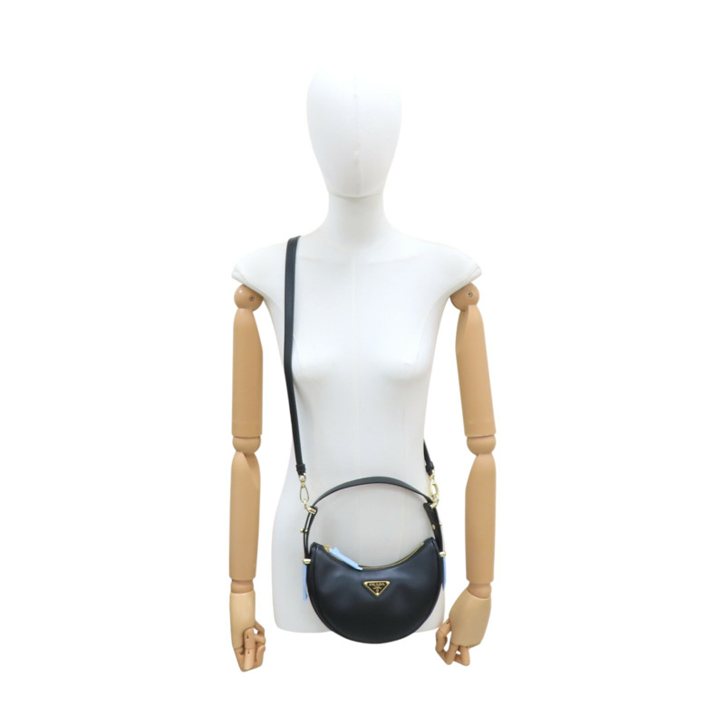 黑色 牛皮 Prada Arque 小號 手提包 1BC199【PRADA 普拉達】 1BC199-14