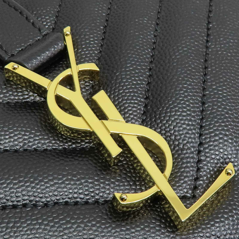 黑色牛皮 Envelope Medium Chain 肩背包 487206【SAINT LAURENT YSL 聖羅蘭】 487206-16