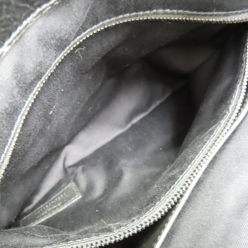 黑色 牛皮 NIKI復古皮革購物袋 肩背包【SAINT LAURENT YSL 聖羅蘭】 589951-6