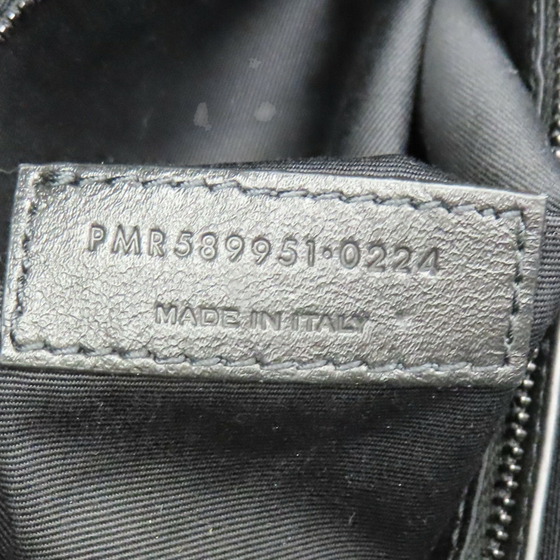 黑色 牛皮 NIKI復古皮革購物袋 肩背包【SAINT LAURENT YSL 聖羅蘭】 589951-8