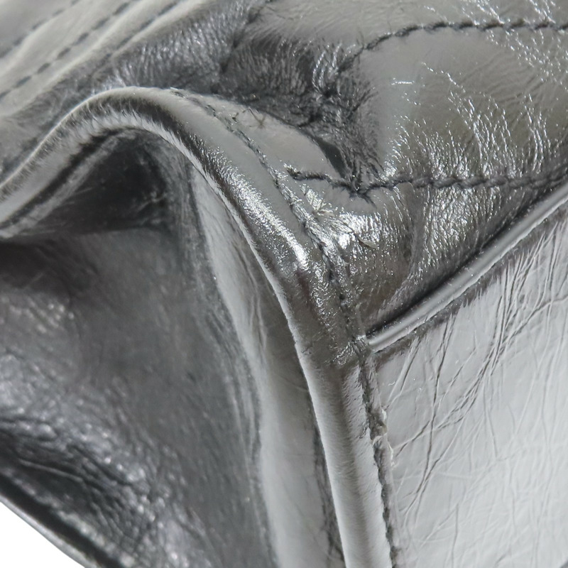 黑色 牛皮 NIKI復古皮革購物袋 肩背包【SAINT LAURENT YSL 聖羅蘭】 589951-12