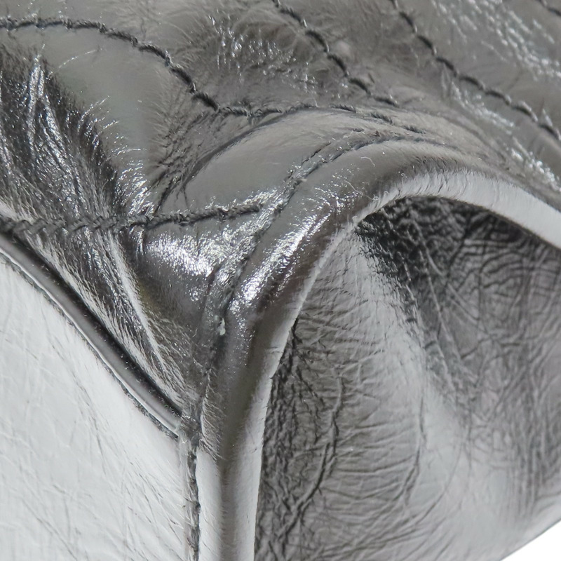 黑色 牛皮 NIKI復古皮革購物袋 肩背包【SAINT LAURENT YSL 聖羅蘭】 589951-13