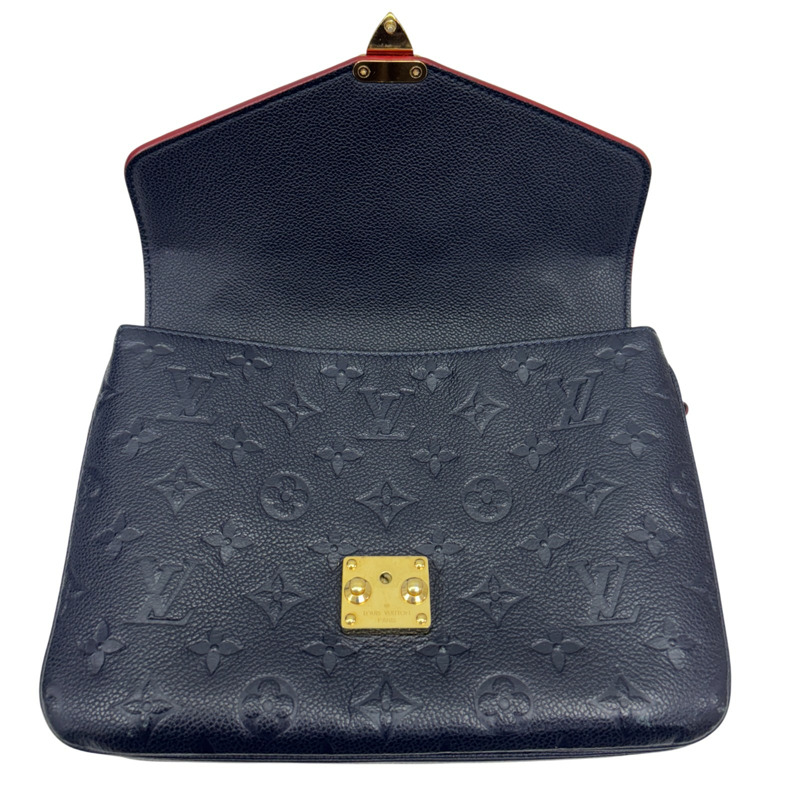 海軍藍 牛皮 Pochette Metis MM 肩背包 【LOUIS VUITTON LV 路易威登】 M44071-4