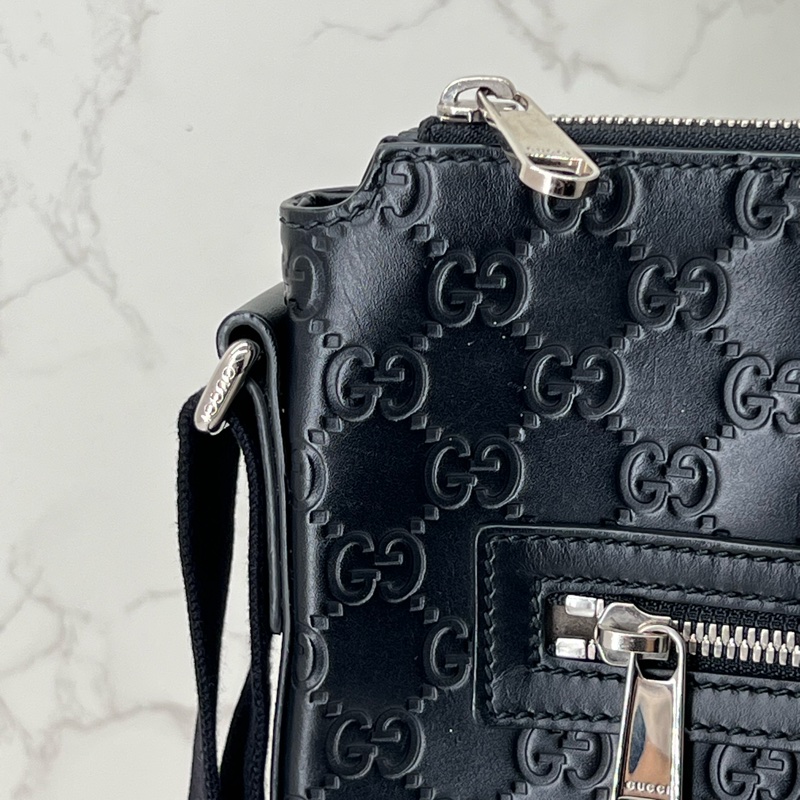 💗香緹國際精品💗 679 Gucci 黑壓紋肩背包 無磨損 內裡乾淨-2