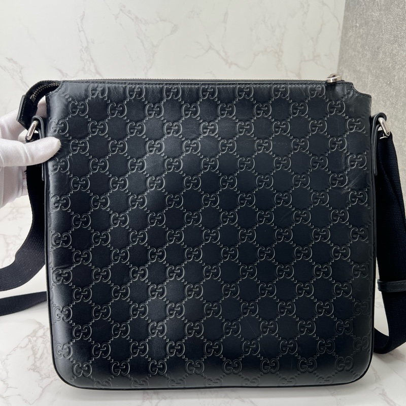 💗香緹國際精品💗 679 Gucci 黑壓紋肩背包 無磨損 內裡乾淨-5