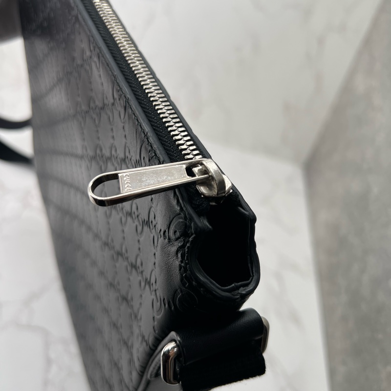 💗香緹國際精品💗 679 Gucci 黑壓紋肩背包 無磨損 內裡乾淨-6