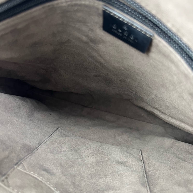 💗香緹國際精品💗 679 Gucci 黑壓紋肩背包 無磨損 內裡乾淨-10