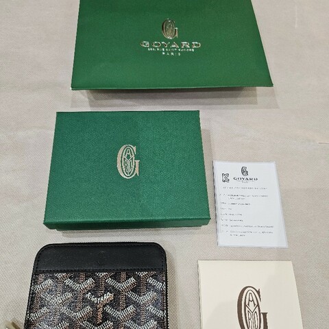 全新 Goyard Matignon PM Wallet 黑色 卡包 零錢包 皮夾