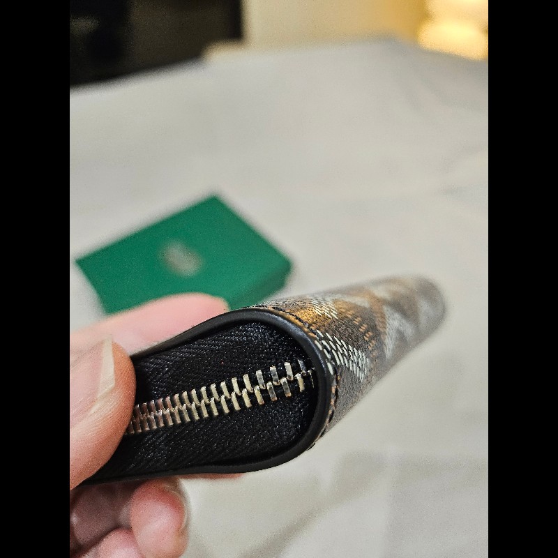 全新 Goyard Matignon PM Wallet 黑色 卡包 零錢包 皮夾-7