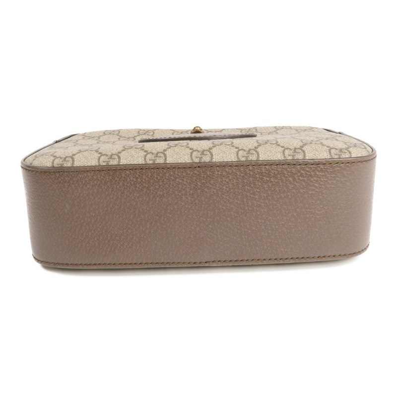 GUCCI 塗層帆布Neo Vintage GG Supreme金扣肩背袋-3