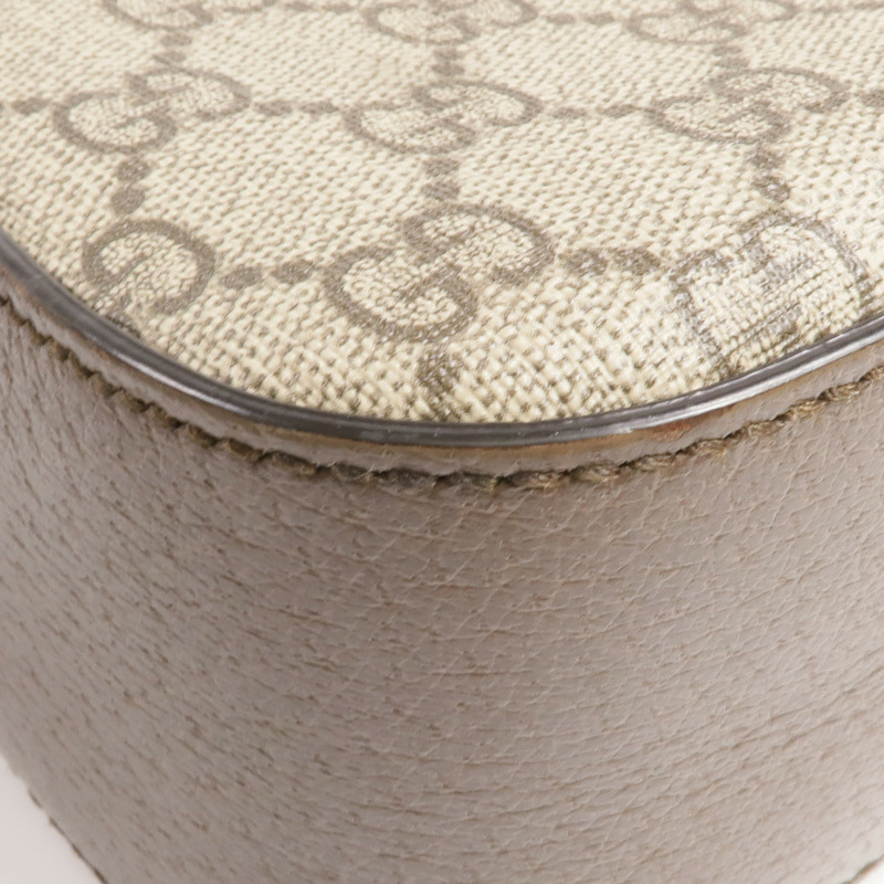 GUCCI 塗層帆布Neo Vintage GG Supreme金扣肩背袋-15