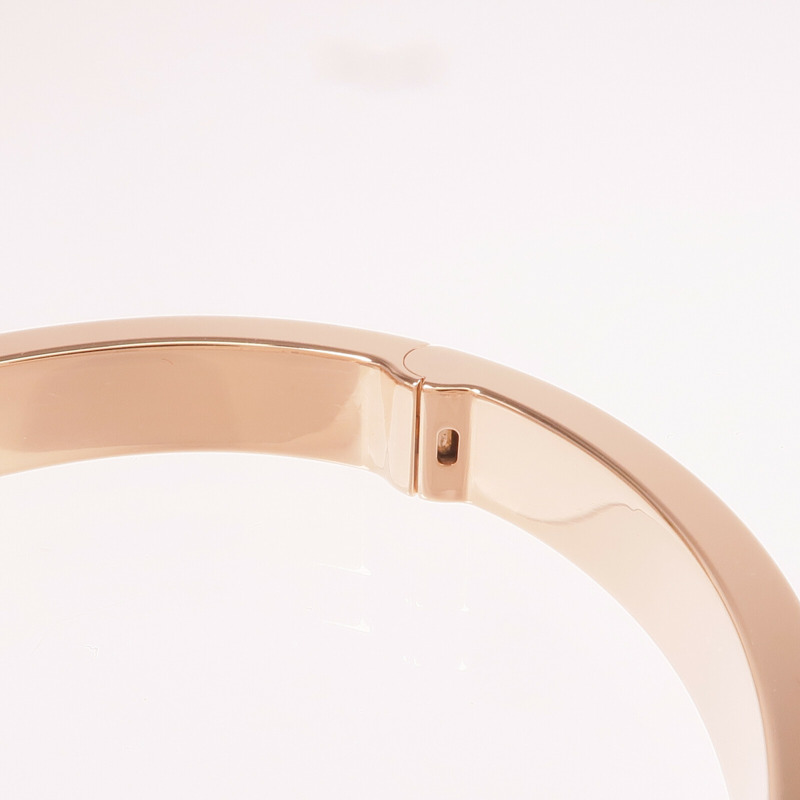 CARTIER 18K玫瑰金Love Bracelet Classic Model鑽石手鐲Cartier#17-6