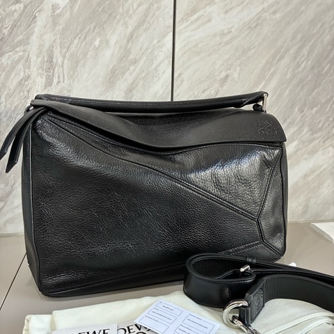 Loewe Puzzle 大號 黑色 大號男包 型男