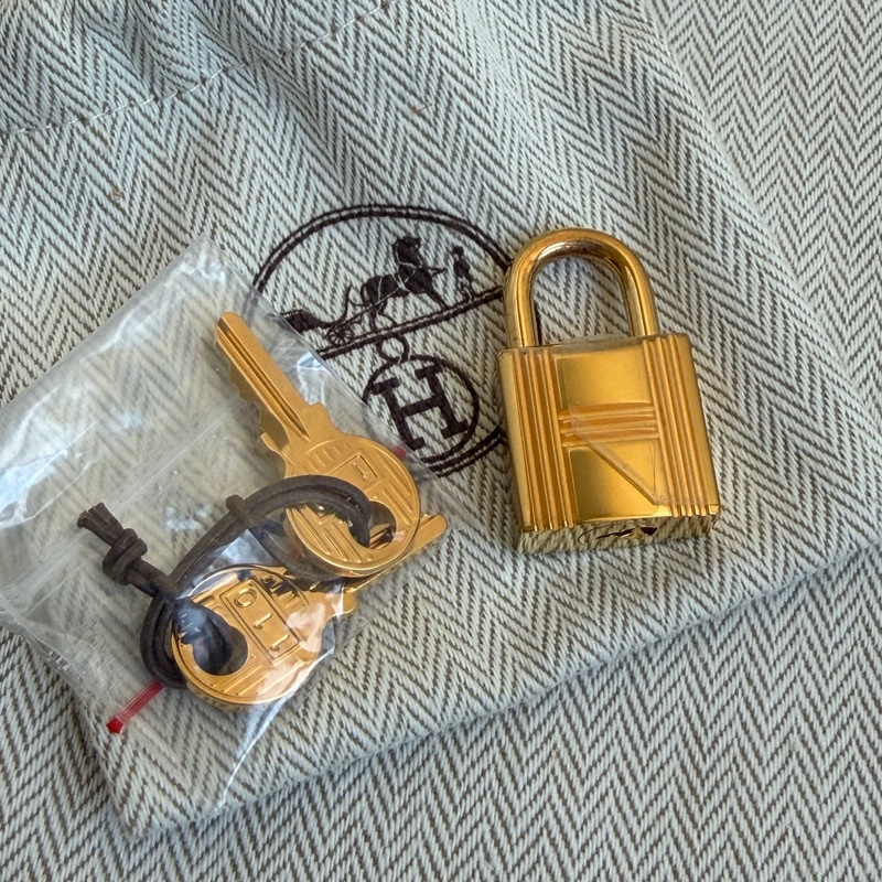 🎄 HERMES菜籃子 P22 金棕金扣 金剛色-23