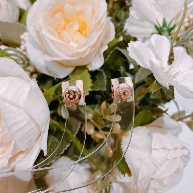 TW4599 Hermes愛馬仕 迷你H雙拼色耳環 Mini Pop H Earrings-2