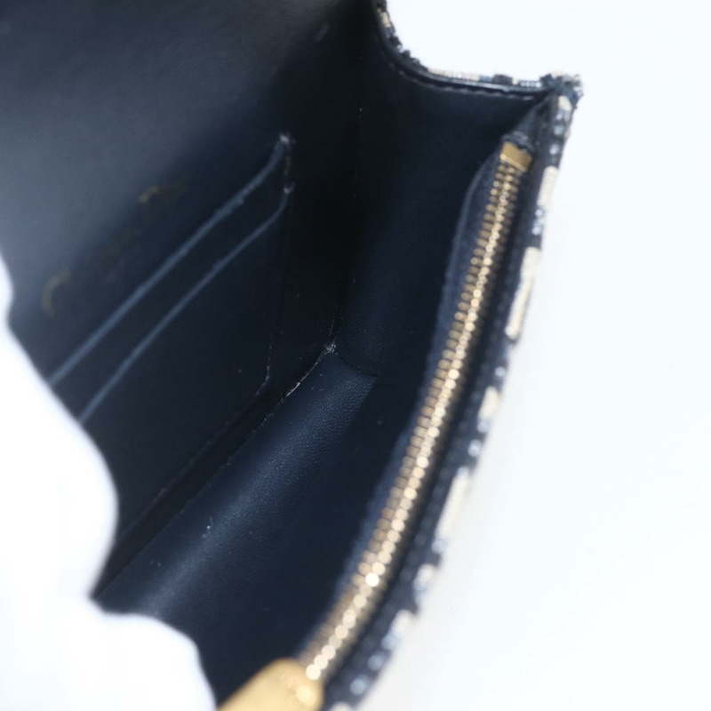 【日本直送】Christian Dior Trotter帆布馬鞍腰包 海軍藍 金色 正品 bs31962-15