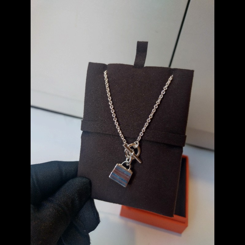 Hermes 925 銀凱莉項鍊-3