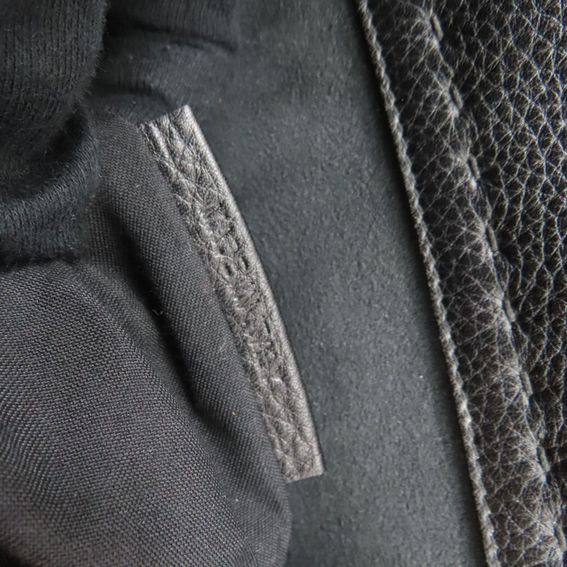 黑色牛皮 小怪獸 Peekaboo 兩用包 銀扣【FENDI 芬迪】 7VA388-12