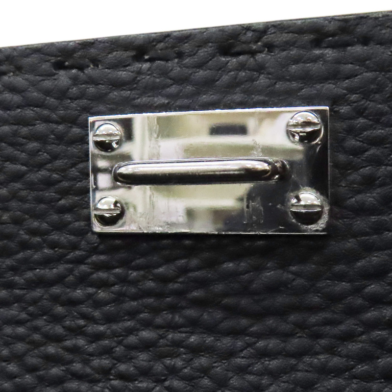 黑色牛皮 小怪獸 Peekaboo 兩用包 銀扣【FENDI 芬迪】 7VA388-18