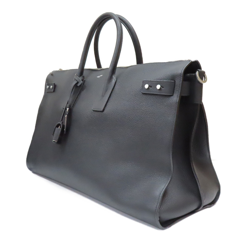 黑色 牛皮 Sac De Jour 48h 旅行袋 兩用包【SAINT LAURENT YSL 聖羅蘭】 480584-2