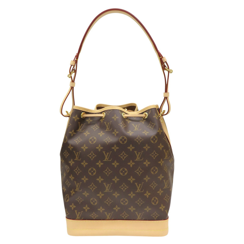 棕色 原花 帆布 Noe yr0 肩背包【LOUIS VUITTON LV 路易威登】 M46976-1
