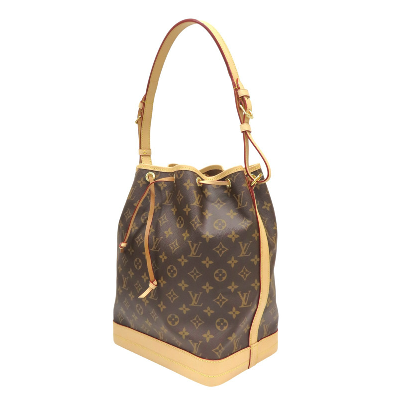 棕色 原花 帆布 Noe yr0 肩背包【LOUIS VUITTON LV 路易威登】 M46976-2