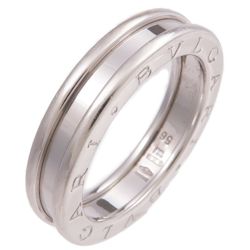 BVLGARI 18K白金B-Zero1 1 Band Ring戒指Bvlgari#56/US#7.5-0