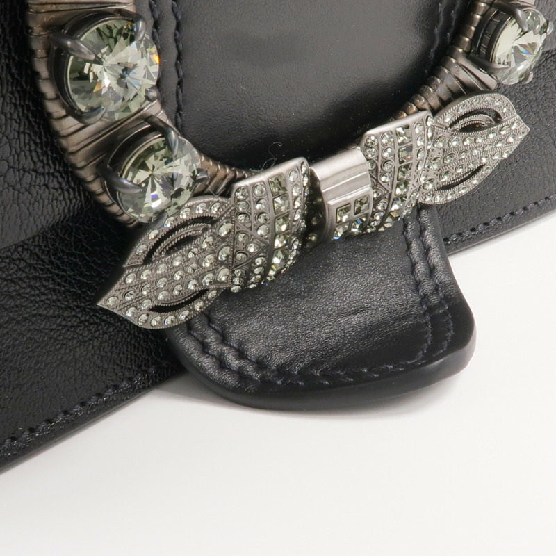 Miu Miu 山羊皮皮革Shoulder Bag銀扣肩背袋-15