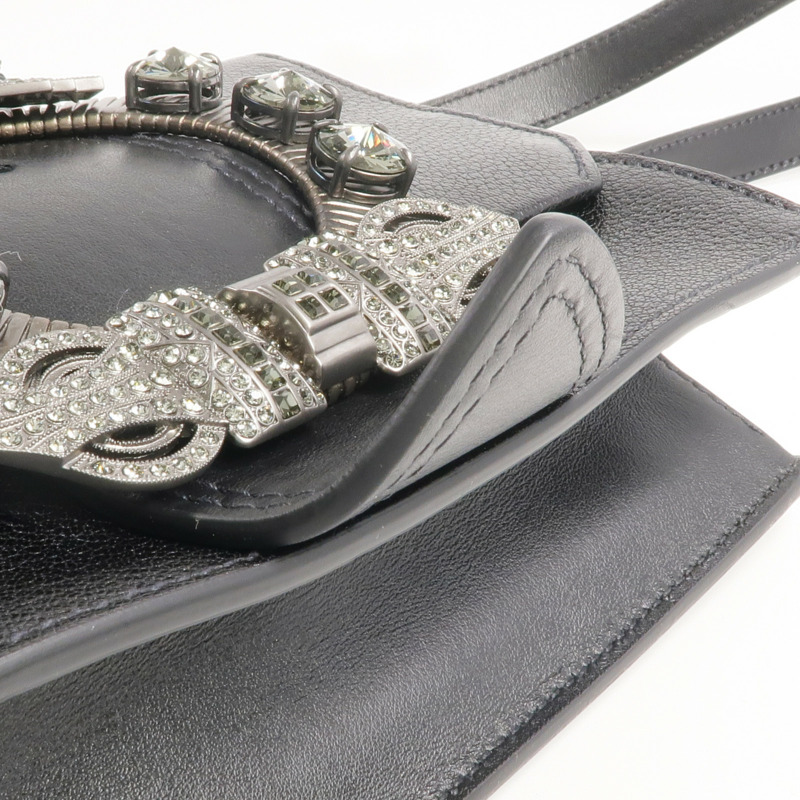 Miu Miu 山羊皮皮革Shoulder Bag銀扣肩背袋-19