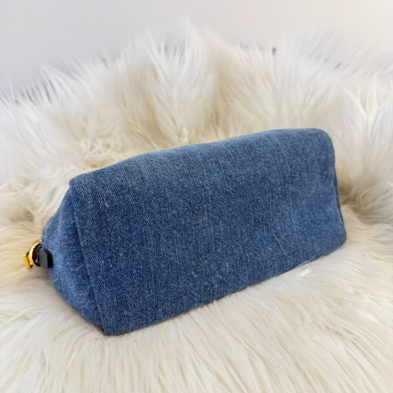 PRADA 牛仔化妝包-2