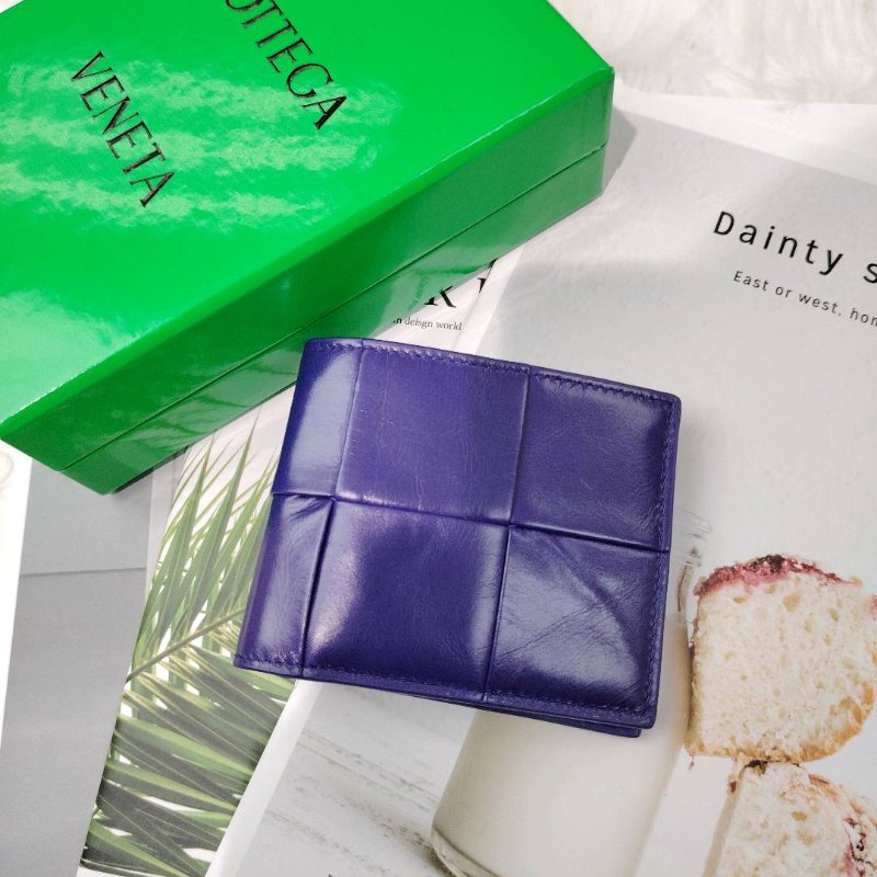 Bottega Ventea 紫色短銀包-0