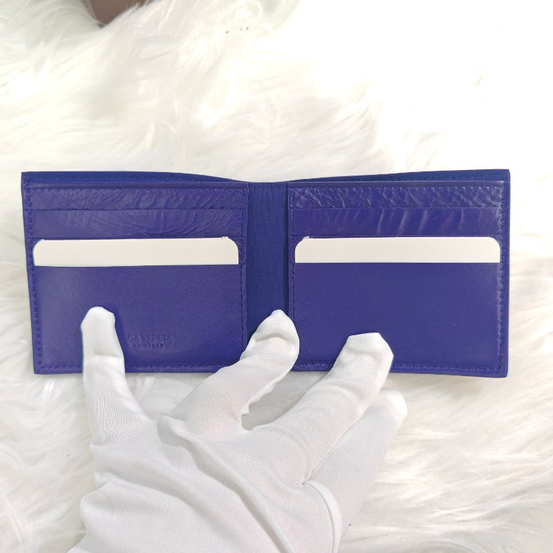 Bottega Ventea 紫色短銀包-1