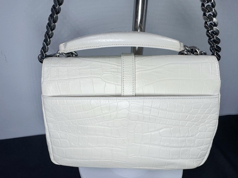 YSL 稀有鱷魚皮Saint LaurentEnvelope 翻蓋郵差包信封包學院包-2