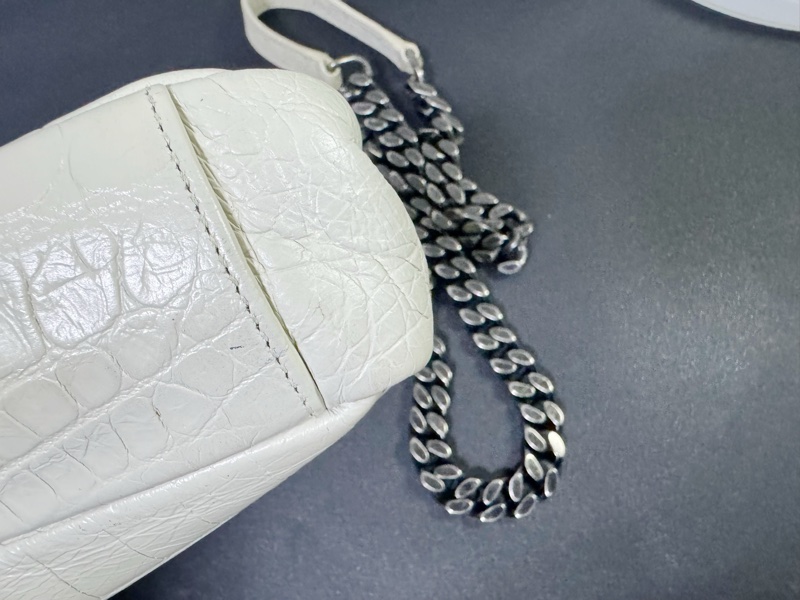 YSL 稀有鱷魚皮Saint LaurentEnvelope 翻蓋郵差包信封包學院包-6