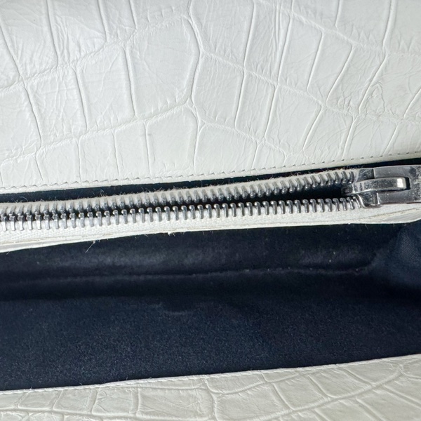 YSL 稀有鱷魚皮Saint LaurentEnvelope 翻蓋郵差包信封包學院包-10