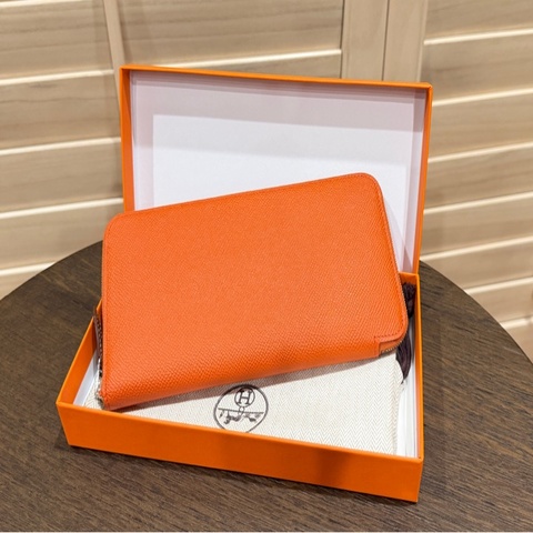 Hermes 絲巾長夾 Epsom Y 刻